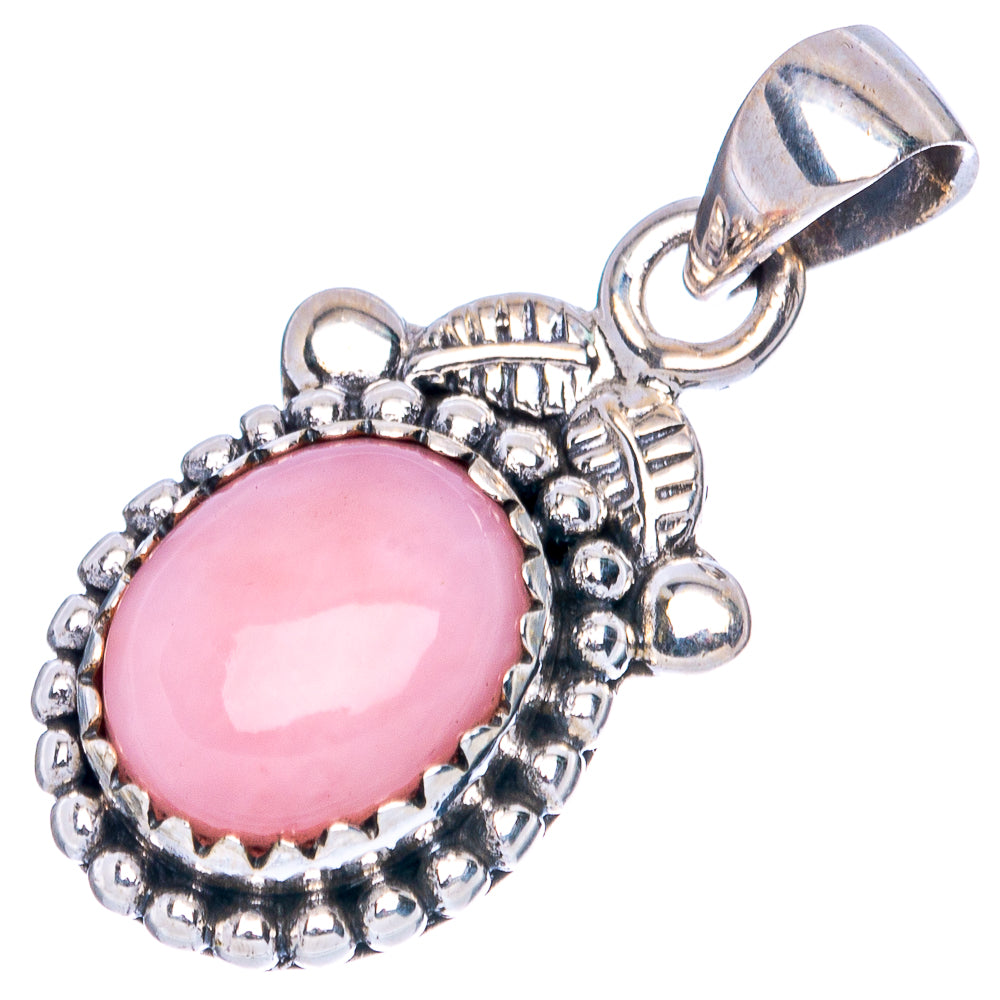 Value Pink Queen Conch Shell Pendant 1 1/8" (925 Sterling Silver) P42030