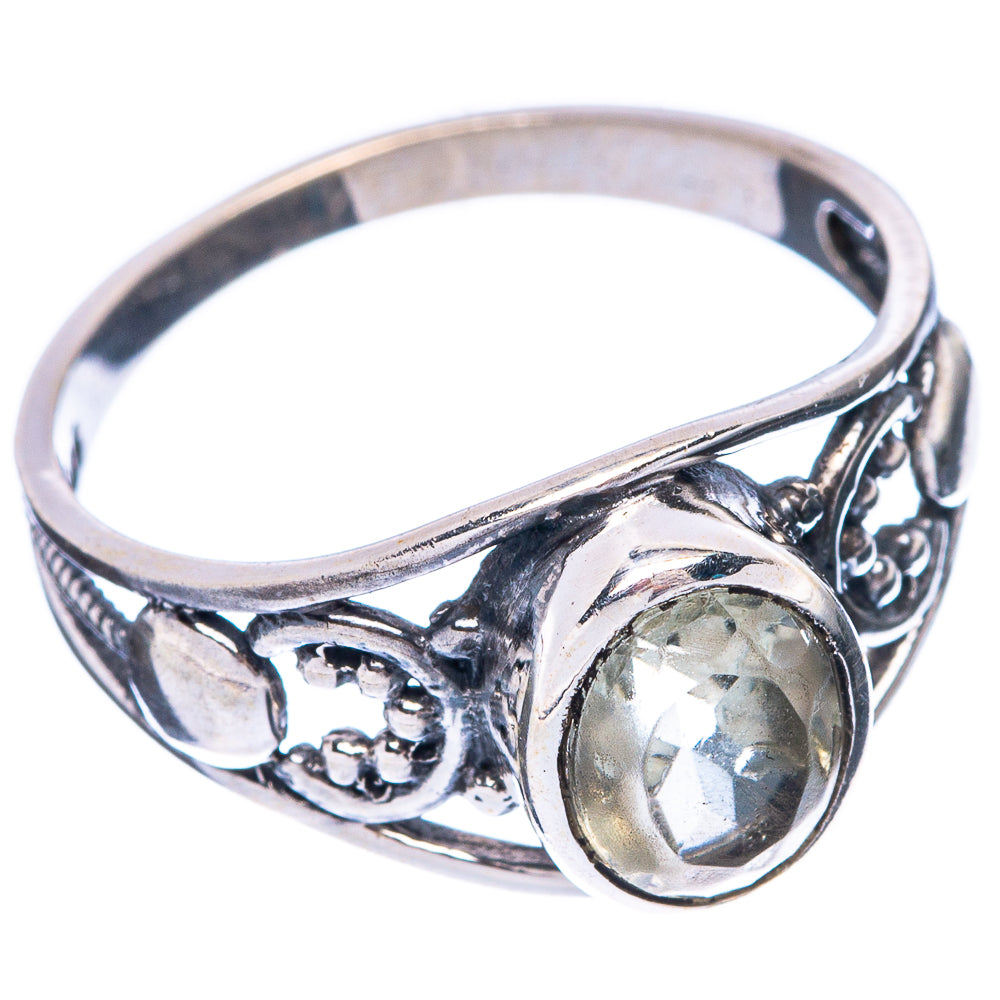 White Quartz Dainty Ring Size 7.5 (925 Sterling Silver) R5862