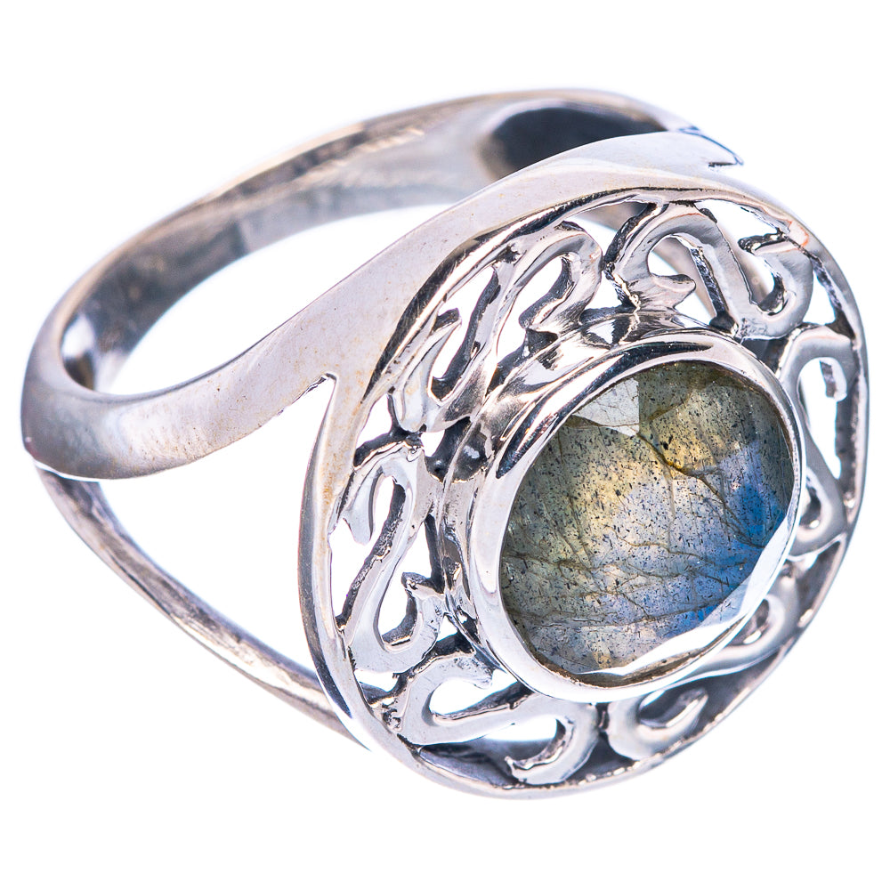 Labradorite Ring Size 9 (925 Sterling Silver) R1127