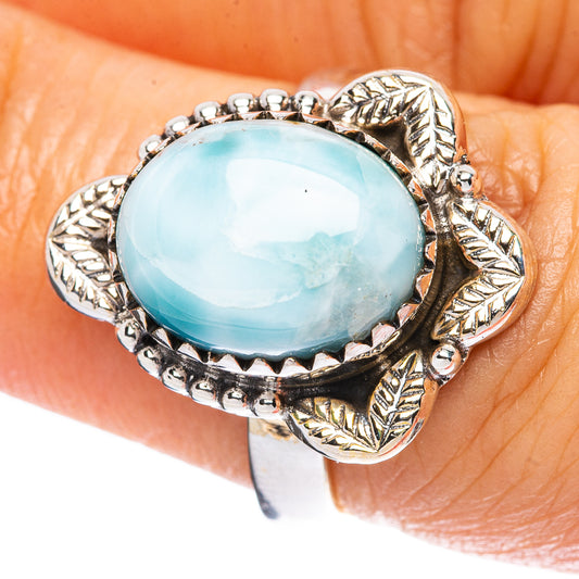 Larimar Ring Size 6.5 (925 Sterling Silver) R4476