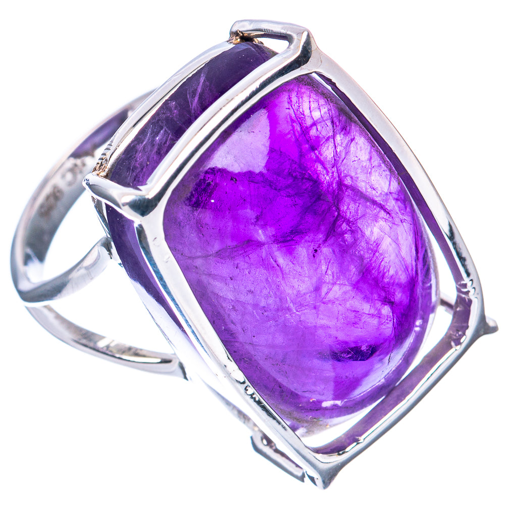 Premium Amethyst Ring Size 7 (925 Sterling Silver) R2615