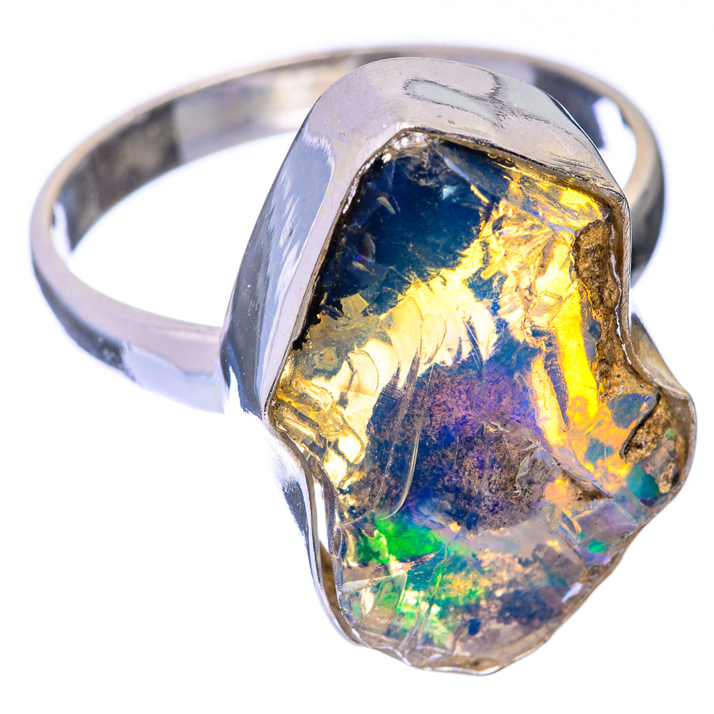 Raw Ethiopian Opal Ring Size 11.25 (925 Sterling Silver) R141099