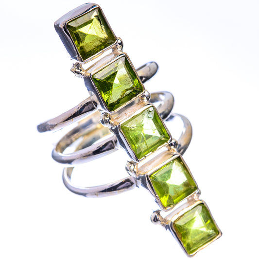 Large Peridot Ring Size 7.75 (925 Sterling Silver) RING143369