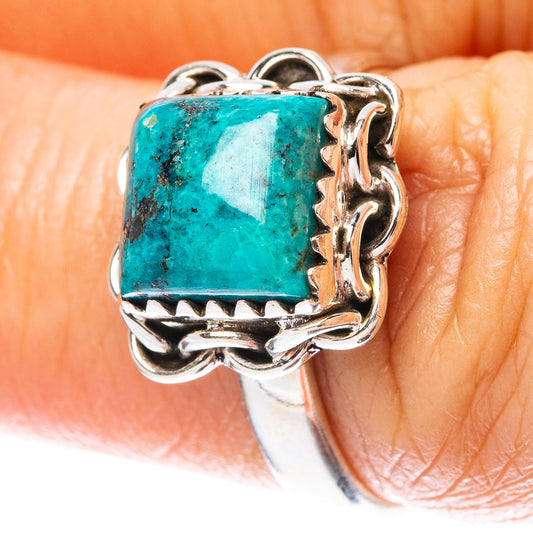 Kingman Turquoise Ring Size 6.75 (925 Sterling Silver) R4039