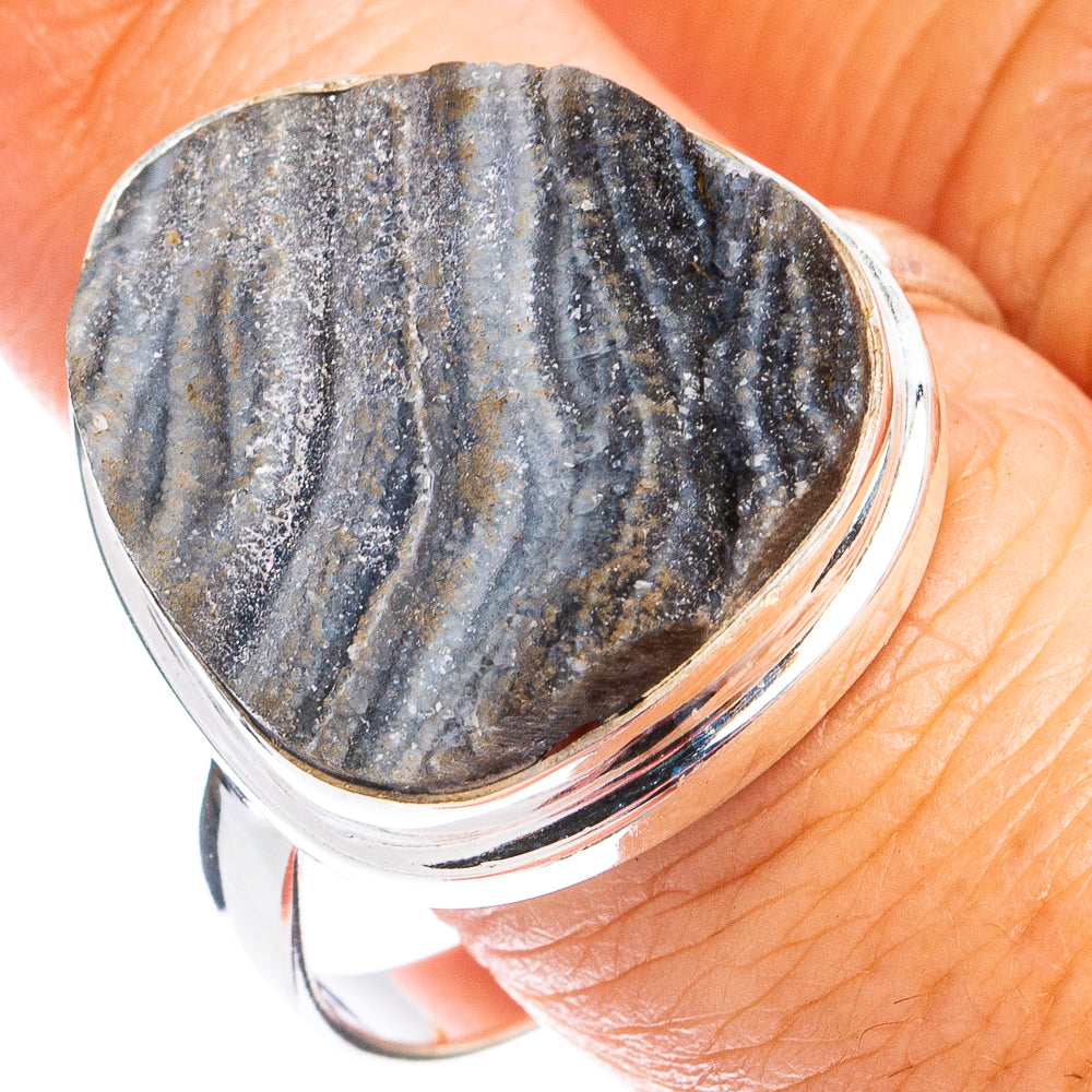 Desert Rose Druzy Ring Size 11.25 (925 Sterling Silver) R8410