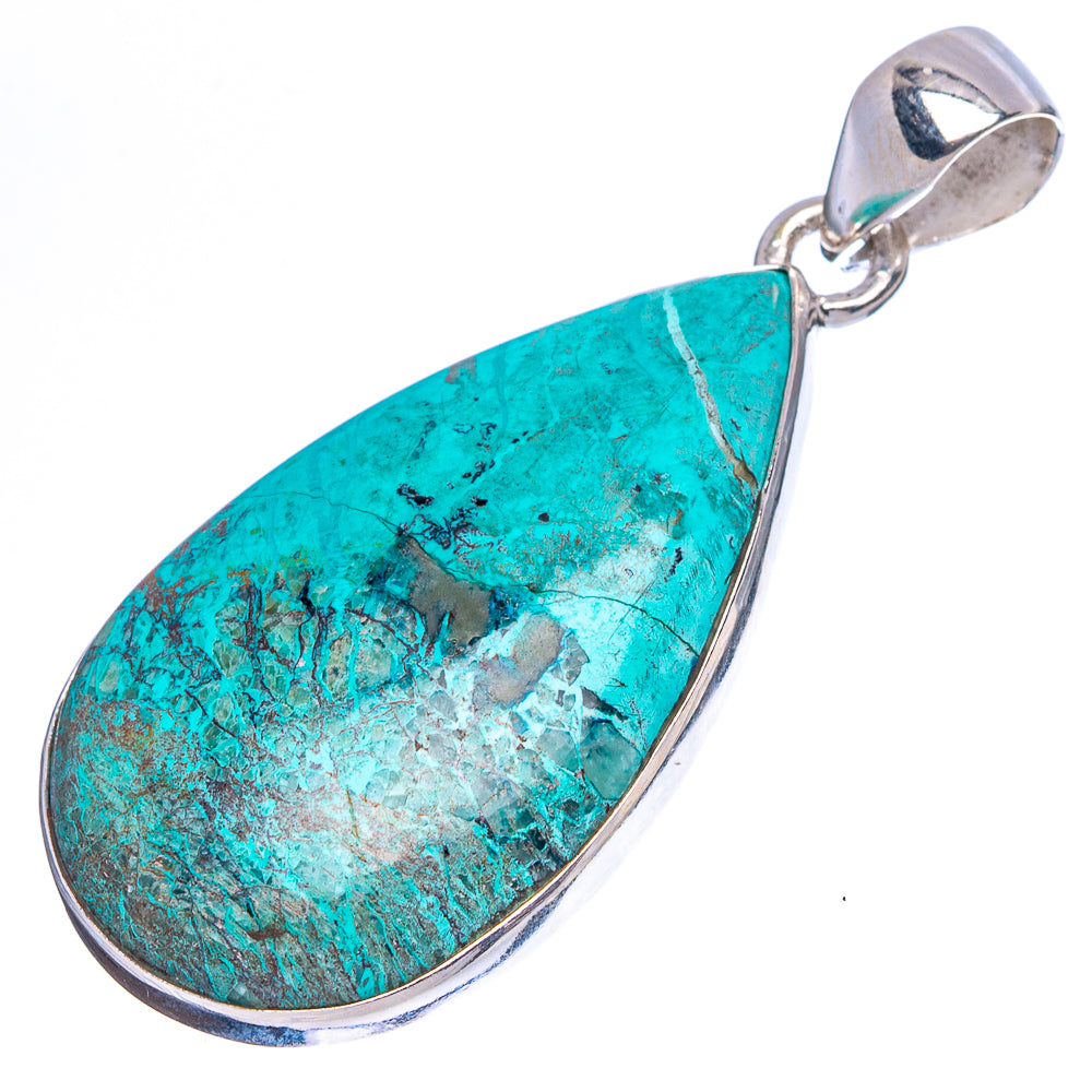 Shattuckite Pendant 1 5/8" (925 Sterling Silver) P43044
