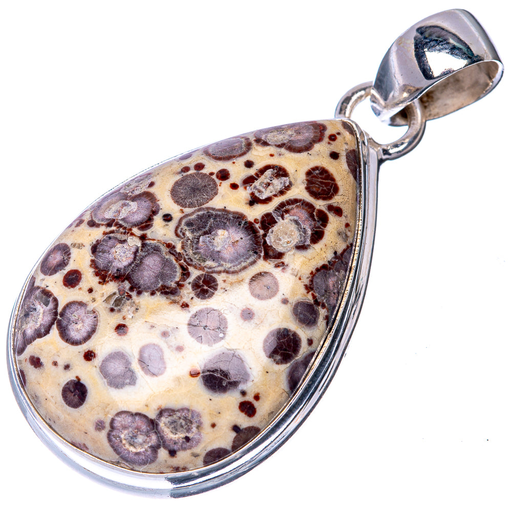 Poppy Jasper Pendant 1 5/8" (925 Sterling Silver) P40802