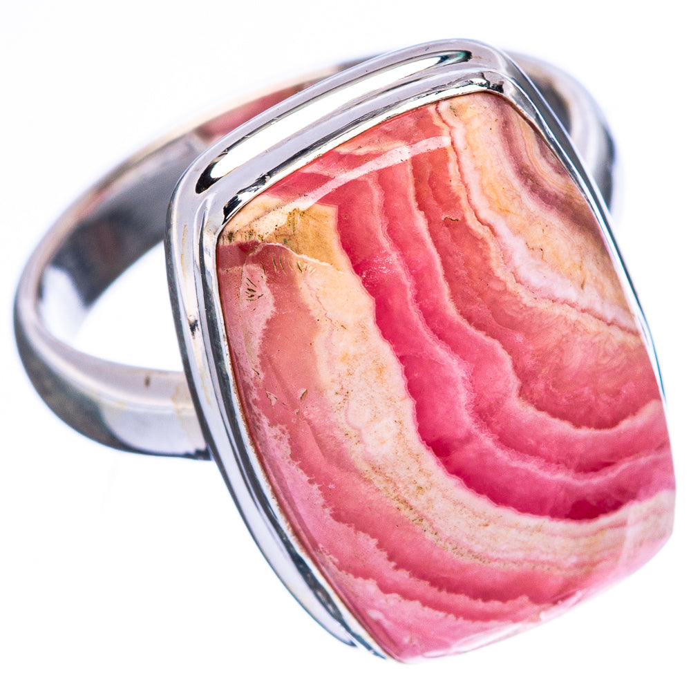 Rhodochrosite Ring Size 7.25 (925 Sterling Silver) R4230