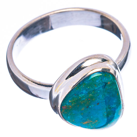 Chrysocolla Ring Size 6 (925 Sterling Silver) R5074