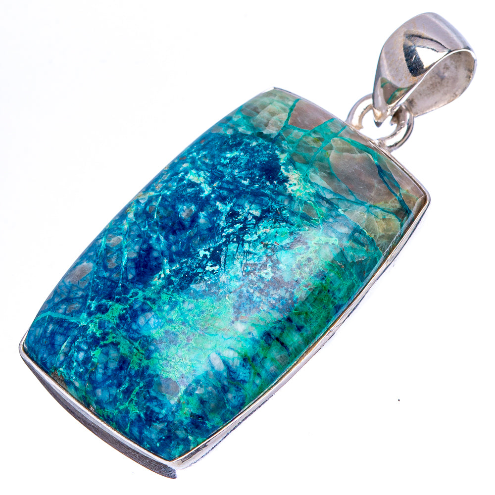 Shattuckite Pendant 1 1/2" (925 Sterling Silver) P43045