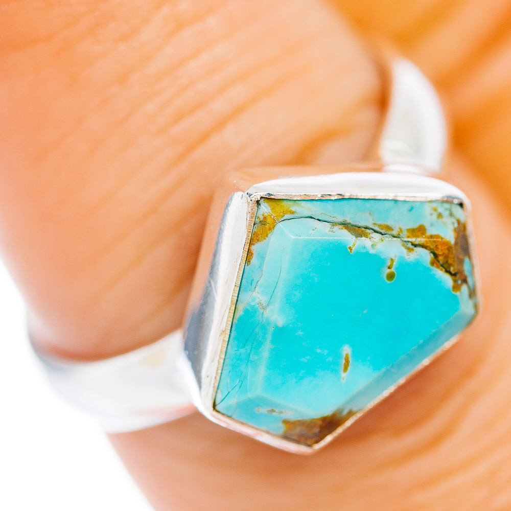 Mojave Turquoise Ring Size 7.75 (.925 Sterling Silver)