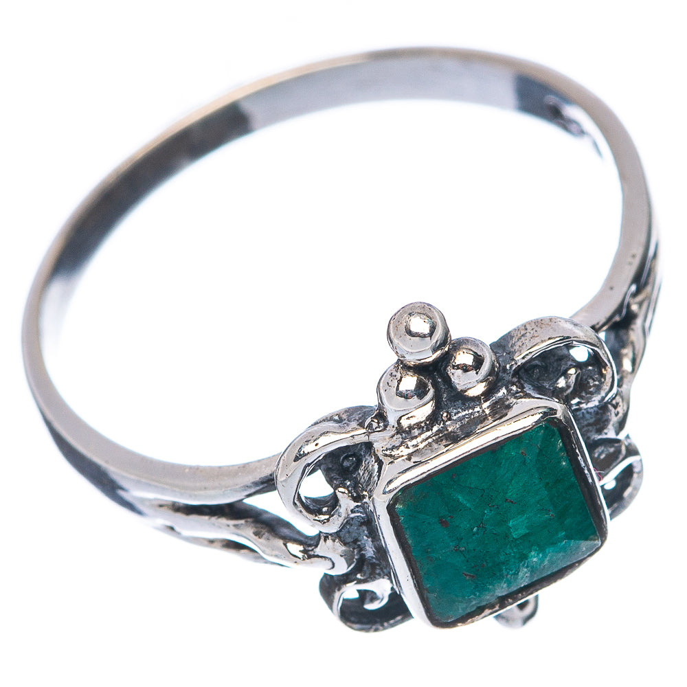Emerald Dainty Ring Size 7 (925 Sterling Silver) R145880