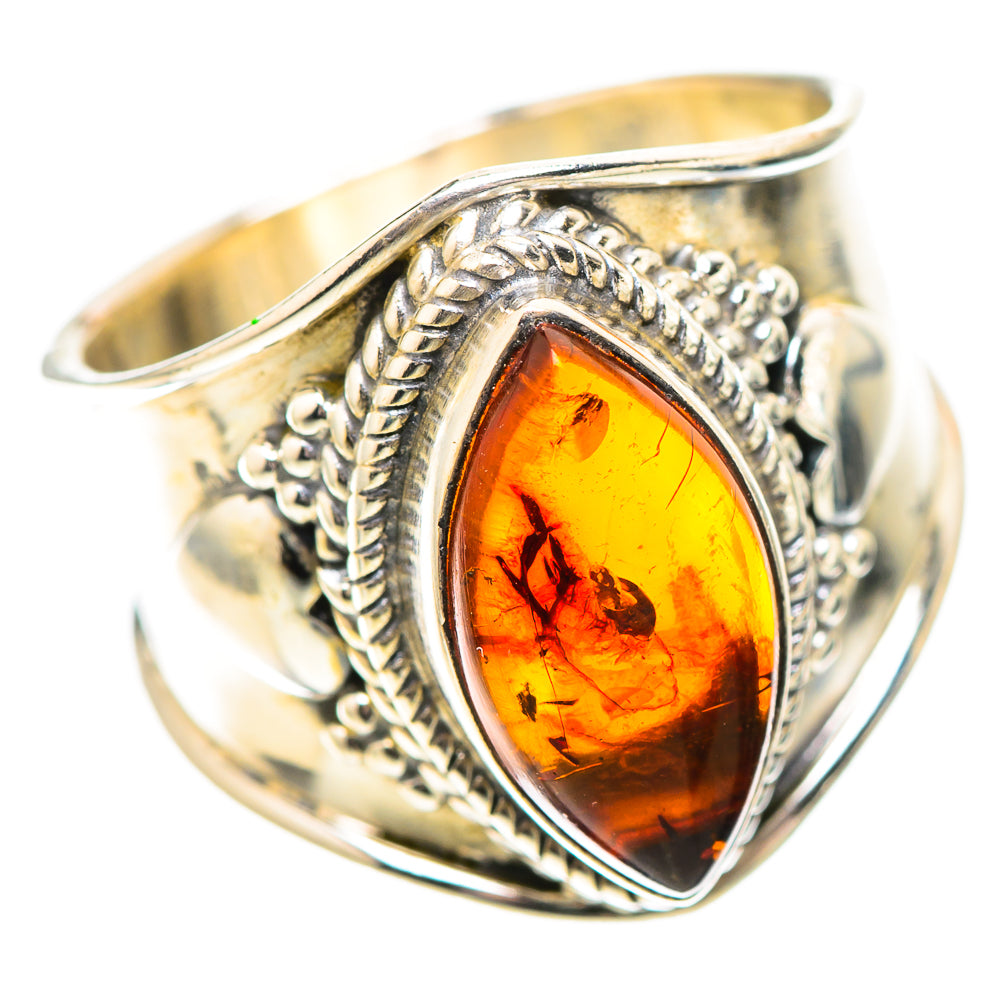 Baltic Amber 925 Sterling Silver Ring Size 7.25 (925 Sterling Silver) RING139430