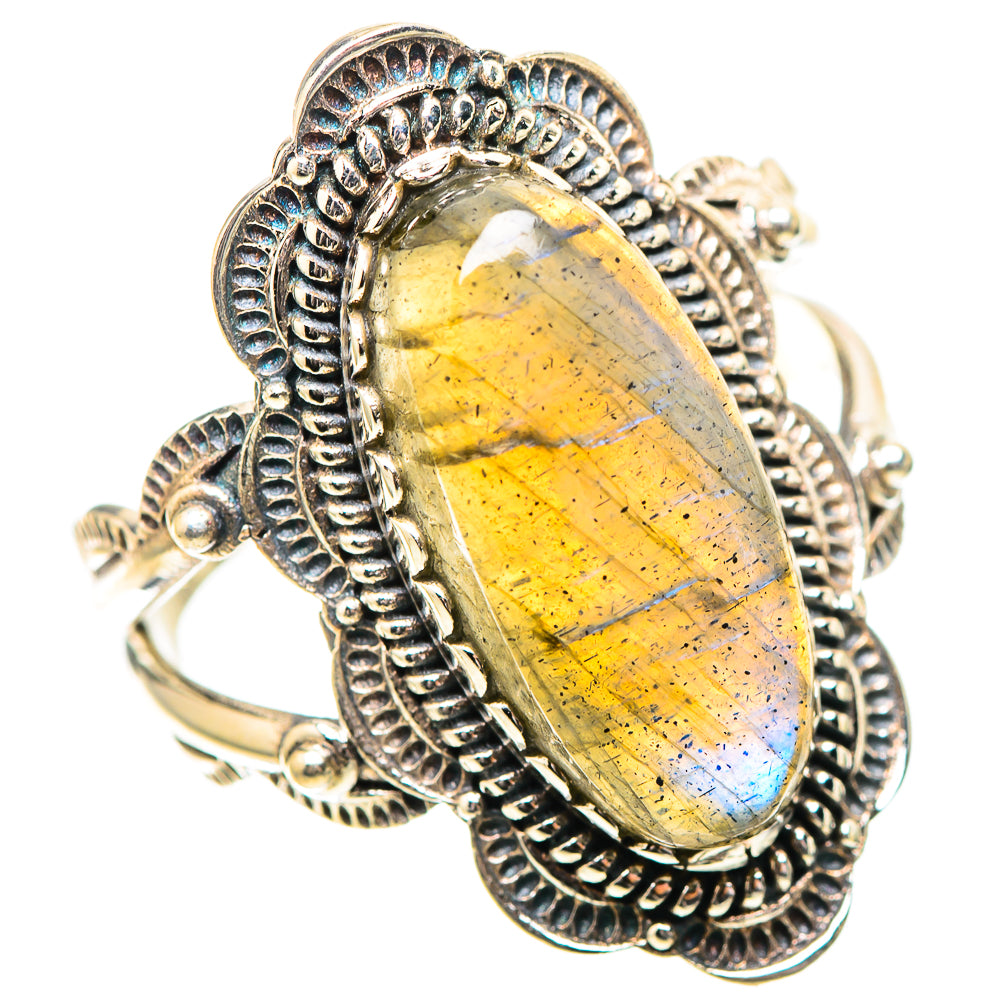 Labradorite 925 Sterling Silver Ring Size 9 (925 Sterling Silver) RING139529