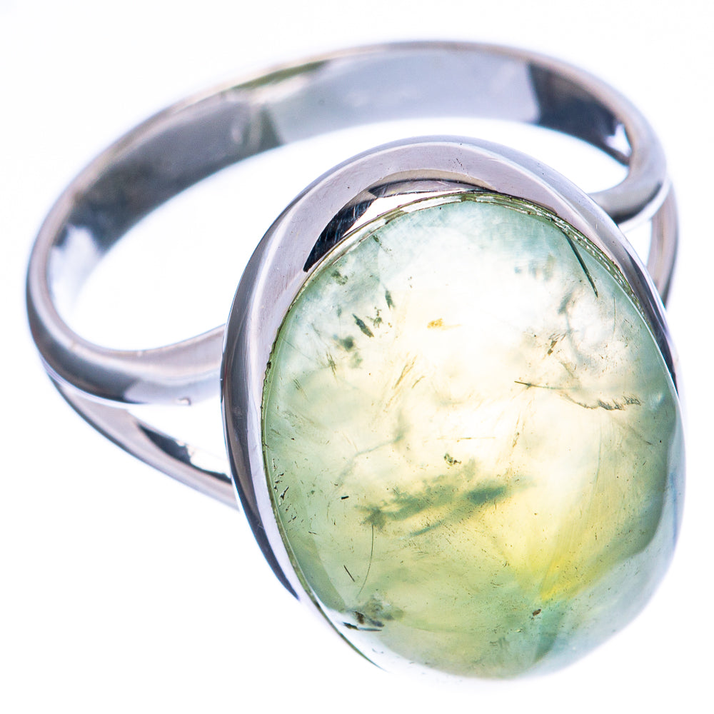 Prehnite Ring Size 8.5 (925 Sterling Silver) R1942