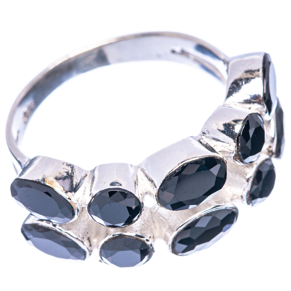 Black Onyx 925 Sterling Silver Ring Size 7.75 (925 Sterling Silver) R5439