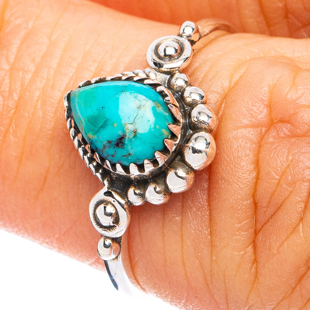 Mohave Turquoise Ring Size 5.75 (925 Sterling Silver) R8248