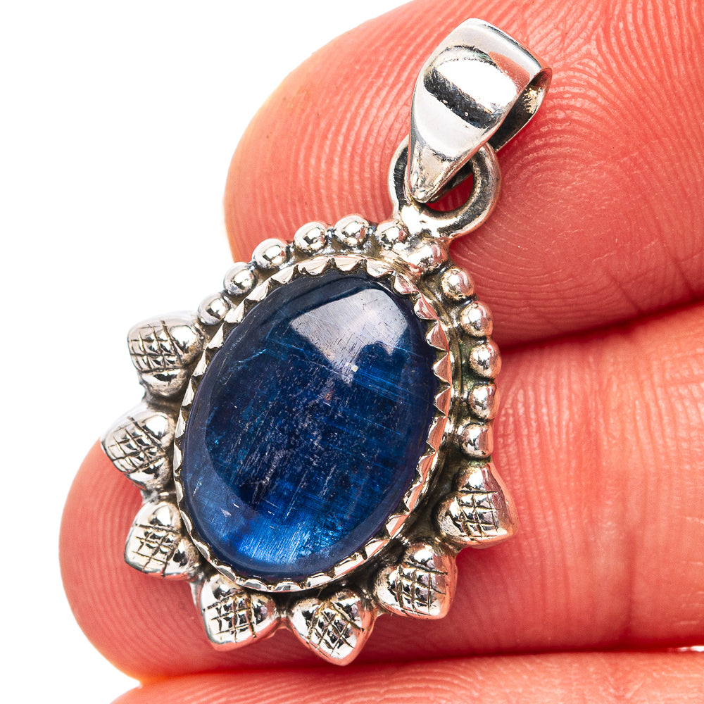 Kyanite Pendant 1 1/8" (.925 Sterling Silver)