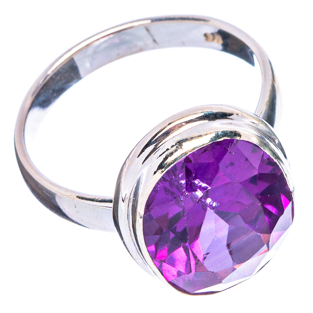 Brazilian Amethyst Ring Size 6.75 (.925 Sterling Silver)