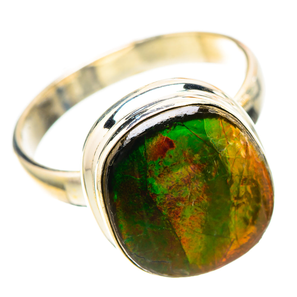 Ammolite Ring Size 9 (925 Sterling Silver) RING139144