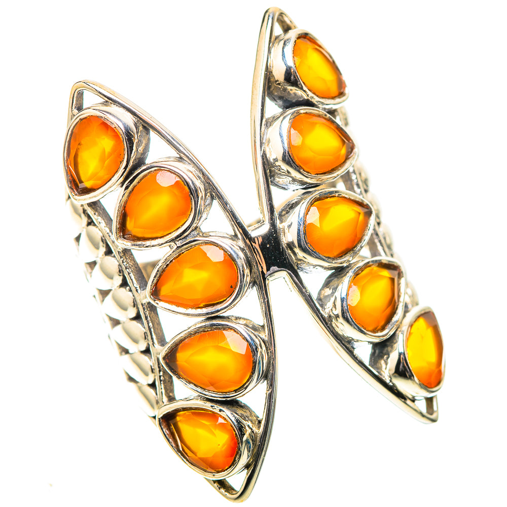 Large Carnelian Ring Size 7.75 (925 Sterling Silver) RING138617