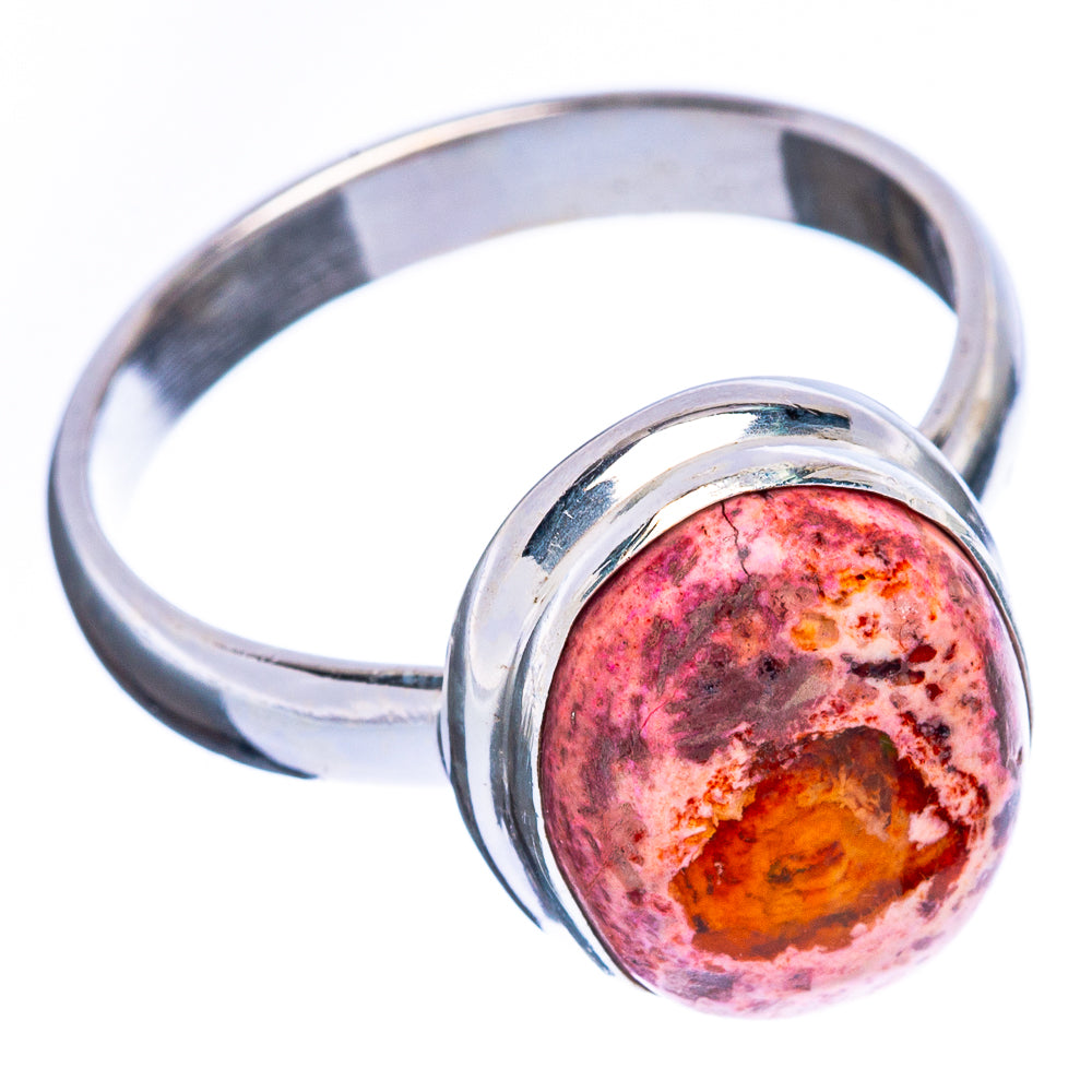 Mexican Fire Opal Ring Size 8.75 (925 Sterling Silver) R2363