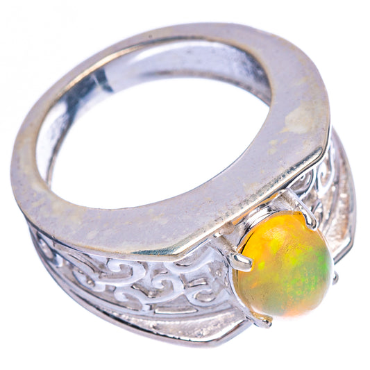 Rare Ethiopian Opal Ring Size 6 (925 Sterling Silver) R146004
