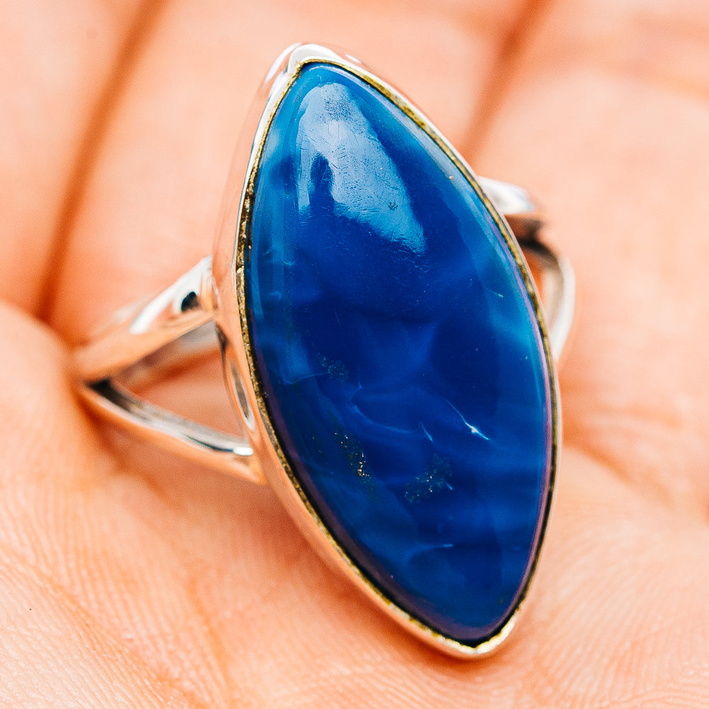 Premium Owyhee Opal Ring Size 10 (.925 Sterling Silver)