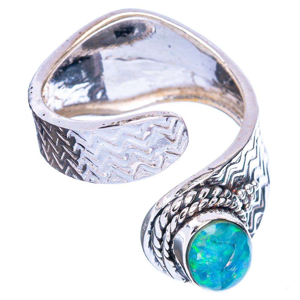 Rare Doublet Opal Ring Size 5.5 (925 Sterling Silver) R3666