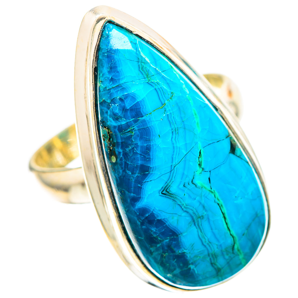 Chrysocolla Ring Size 8 (925 Sterling Silver) RING139229