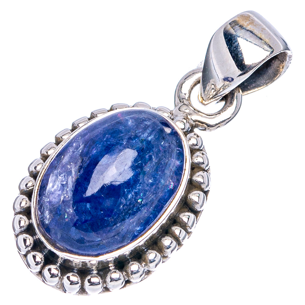 Rare Tanzanite Pendant 1" (.925 Sterling Silver)