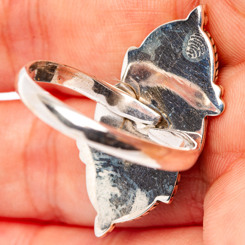Mohave Turquoise Ring Size 10 Adjustable (.925 Sterling Silver)