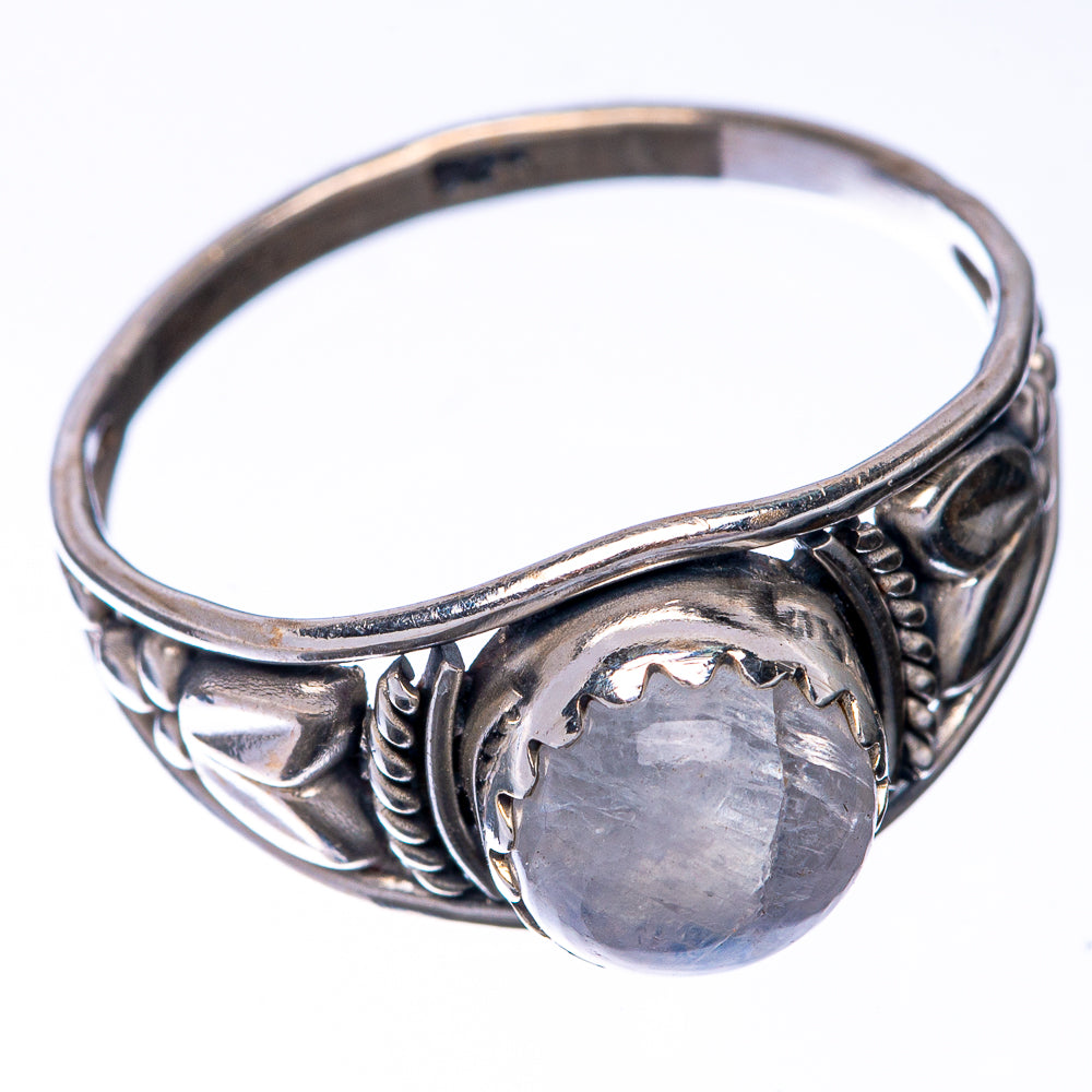 Rainbow Moonstone Dainty Ring Size 7.25 (925 Sterling Silver) R145194
