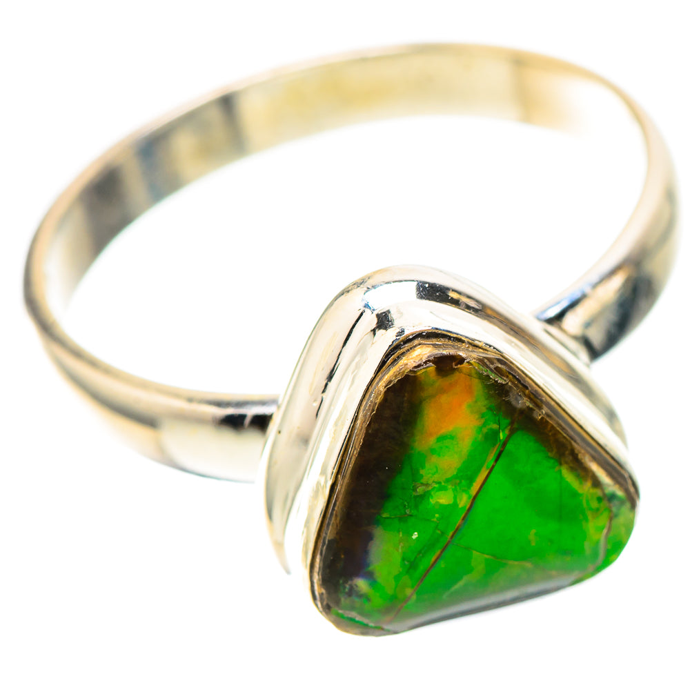 Canadian Ammolite Ring Size 10.75 (925 Sterling Silver) RING138574