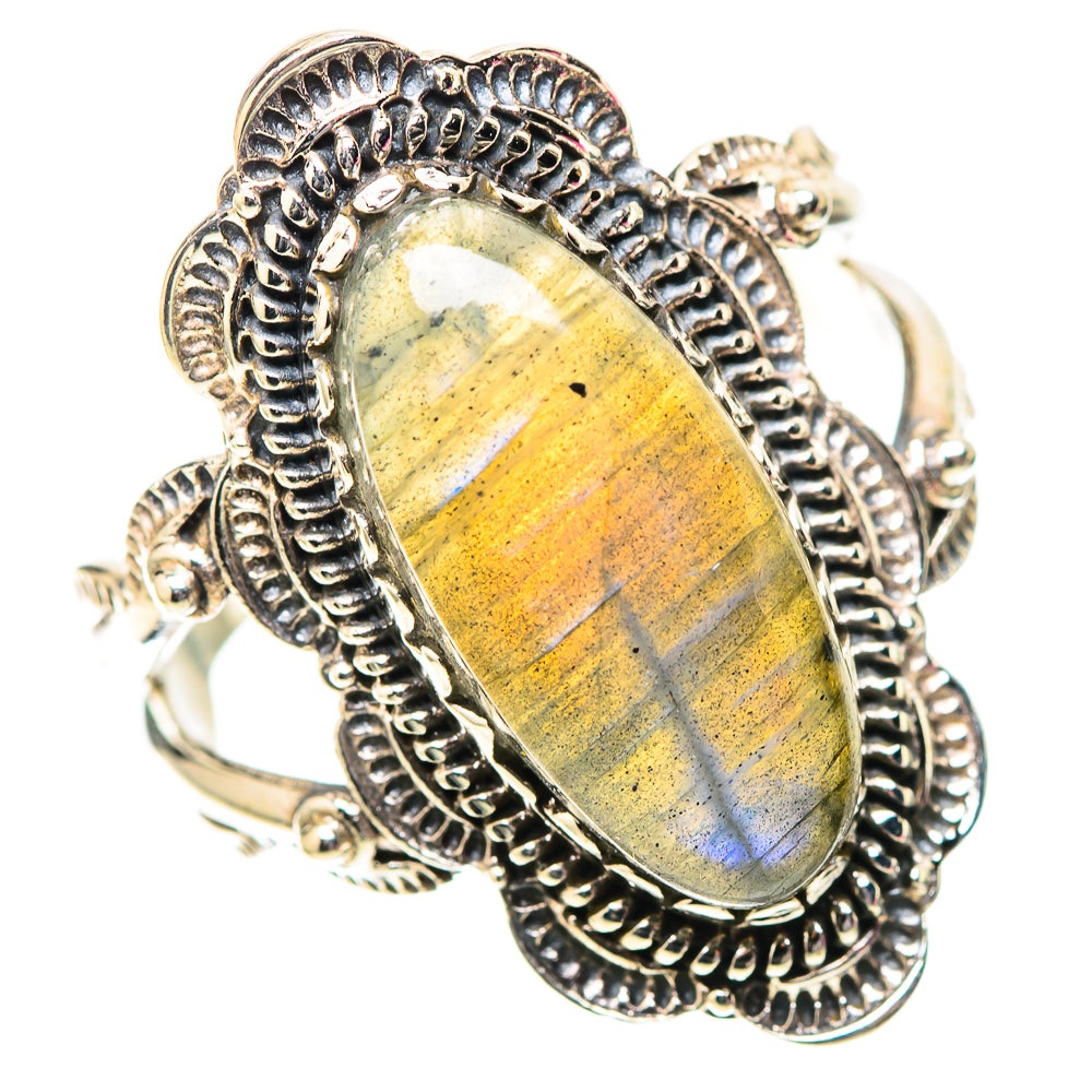 Labradorite Ring Size 9 (925 Sterling Silver) RING138716