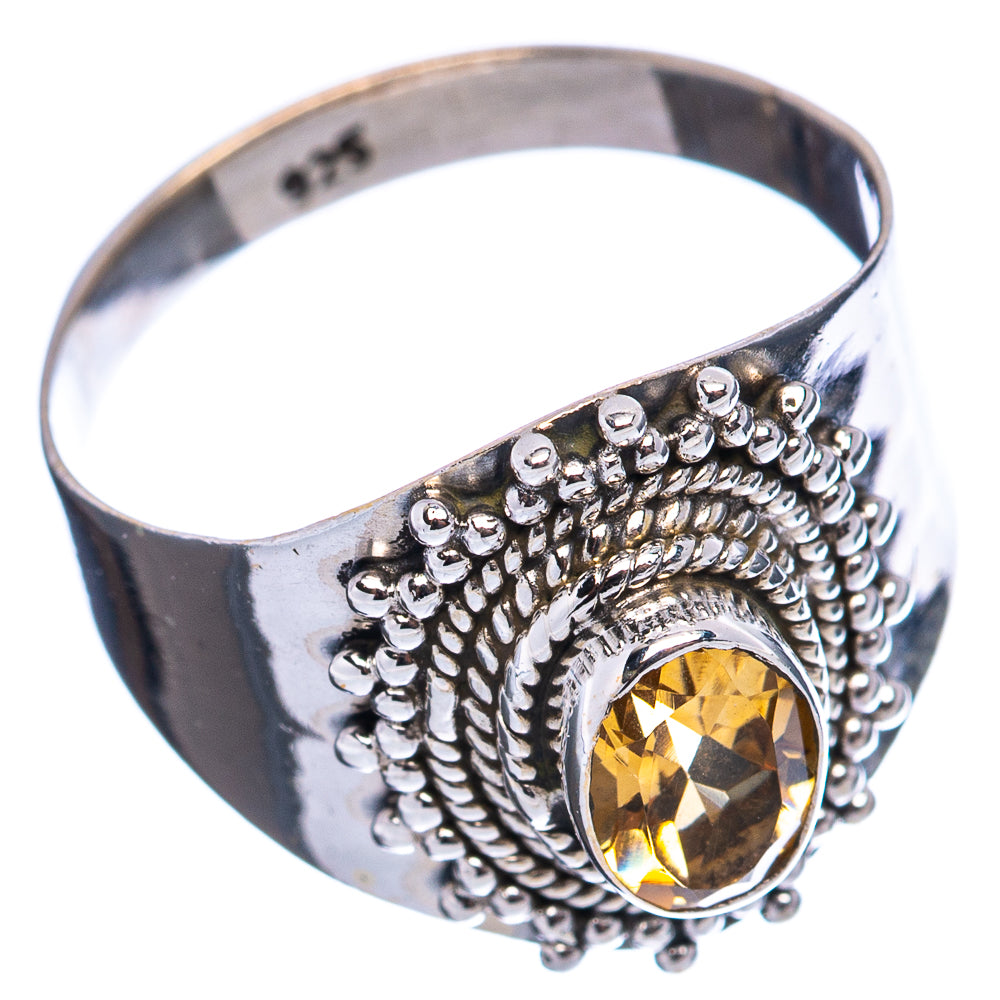 Citrine Ring Size 7 (.925 Sterling Silver)
