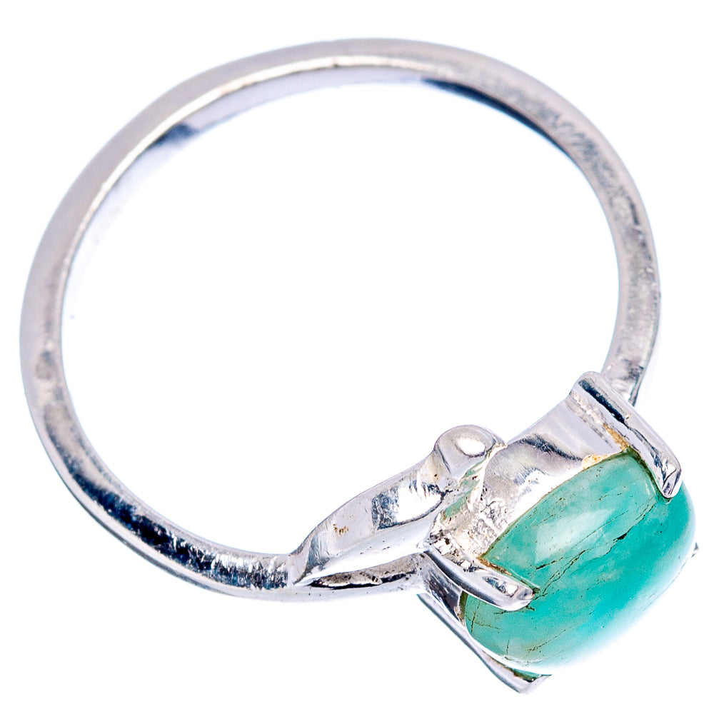 Amazonite Bird Dainty Ring Size 6.5 (.925 Sterling Silver)