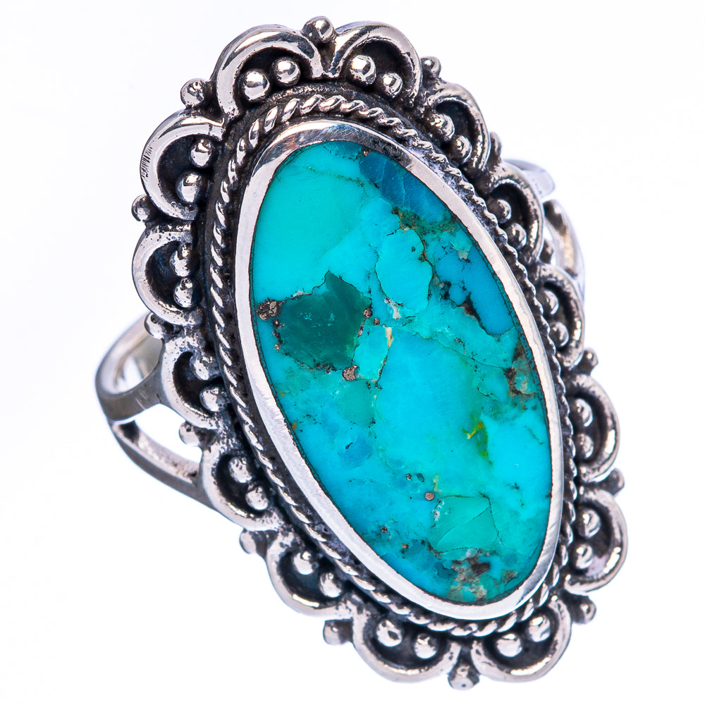 Rare Arizona Turquoise Ring Size 7 (925 Sterling Silver) R2332