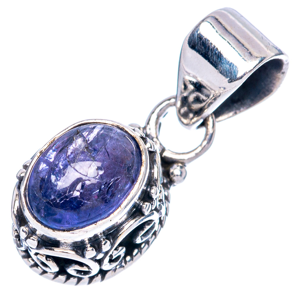 Rare Tanzanite Pendants 7/8" (925 Sterling Silver) P42331