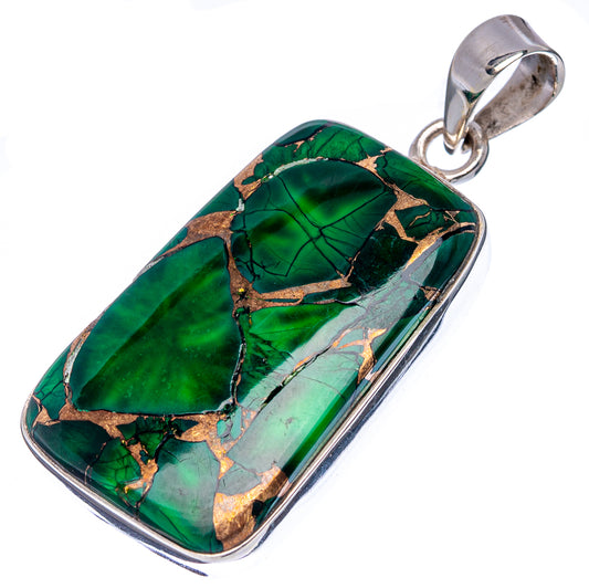 Premium Irish Dahlia Turquoise Pendant 1 5/8" (.925 Sterling Silver)