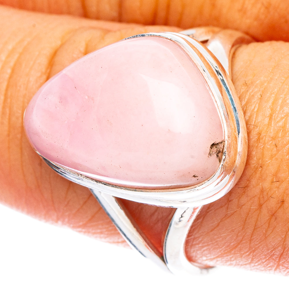 Pink Opal Ring Size 9 (925 Sterling Silver) R6825