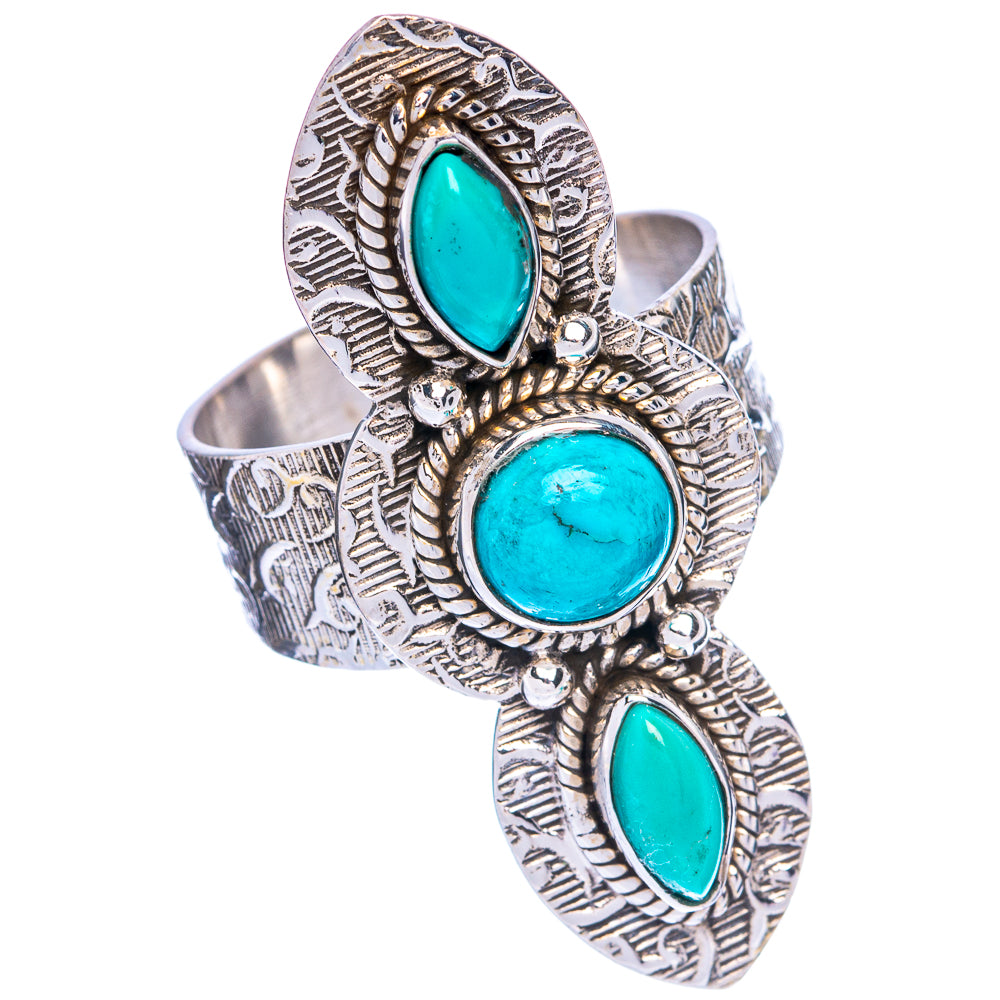 Large Sleeping Beauty Turquoise Ring Size 9 (925 Sterling Silver) R144519