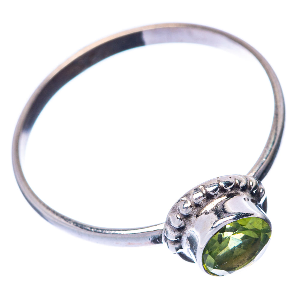 Peridot Dainty Ring Size 6.75 (925 Sterling Silver) R145248