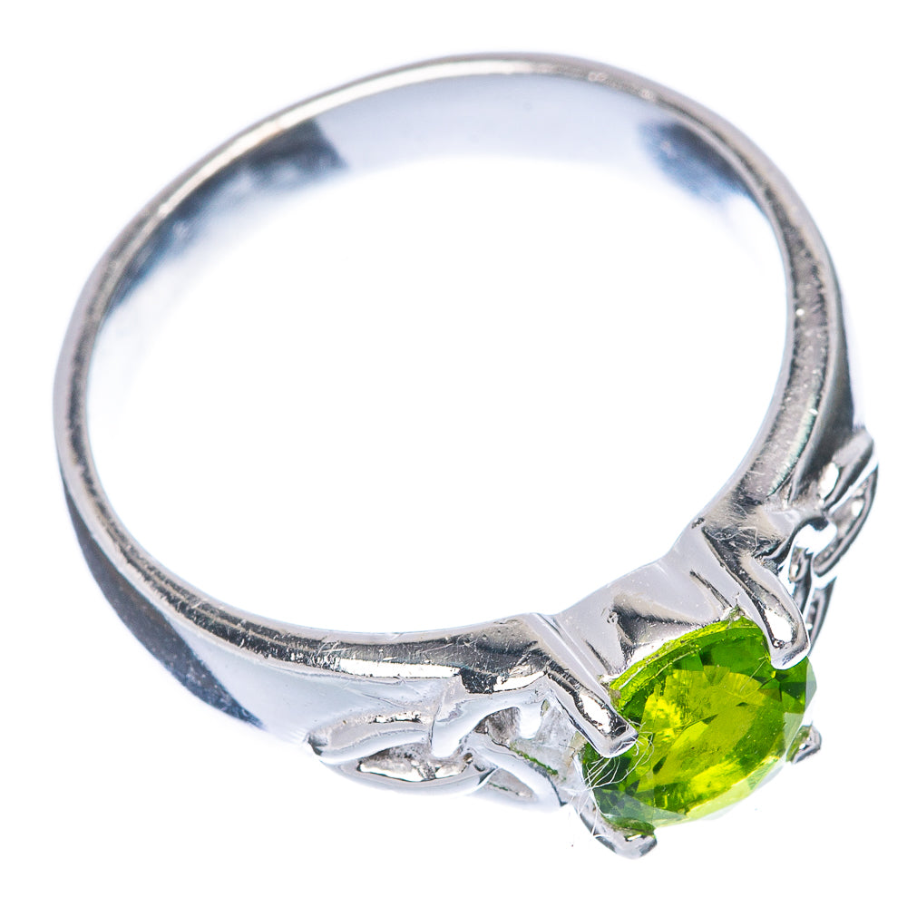 Peridot Dainty Ring Size 6 (925 Sterling Silver) R145818