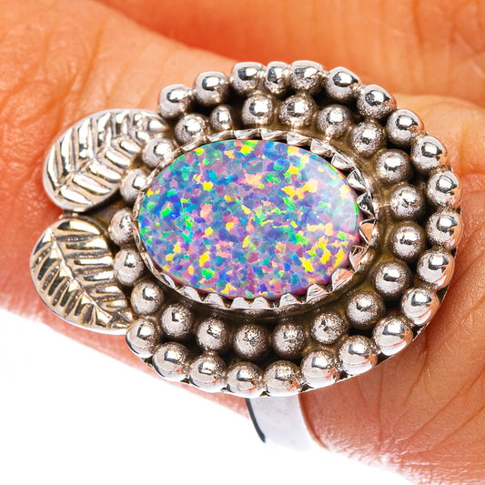 Synthetic Opal Ring Size 6.25 (925 Sterling Silver) R146335