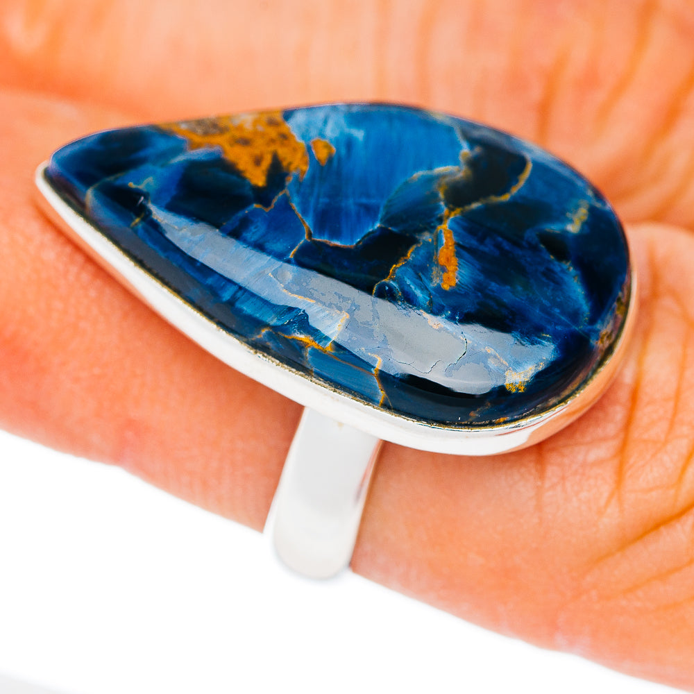 Premium Pietersite Ring Size 5.5 Adjustable (.925 Sterling Silver)