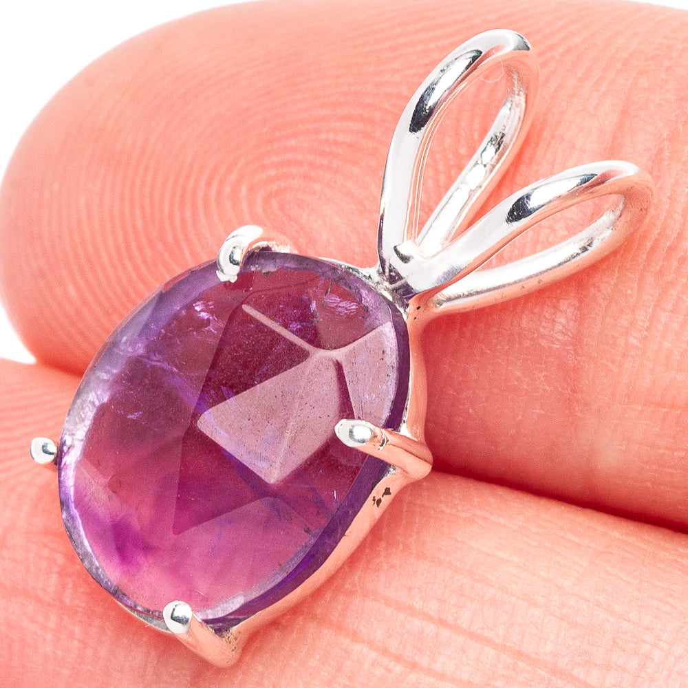 Value Amethyst Pendant 3/4" (925 Sterling Silver) P44406