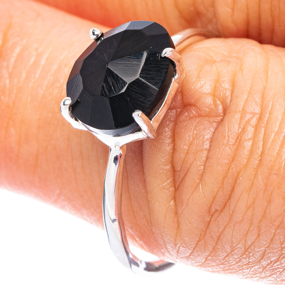 Value Black Onyx Ring Size 8 (925 Sterling Silver) R7508