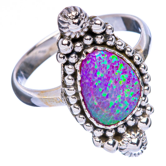 Synthetic Opal Ring Size 8.25 (925 Sterling Silver) R146275