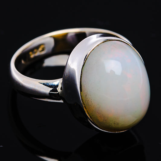 Premium Ethiopian Opal Ring Size 6 Adjustable (.925 Sterling Silver)